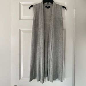 MOSSIMO Grey Sleeveless Cardigan Size XS/S